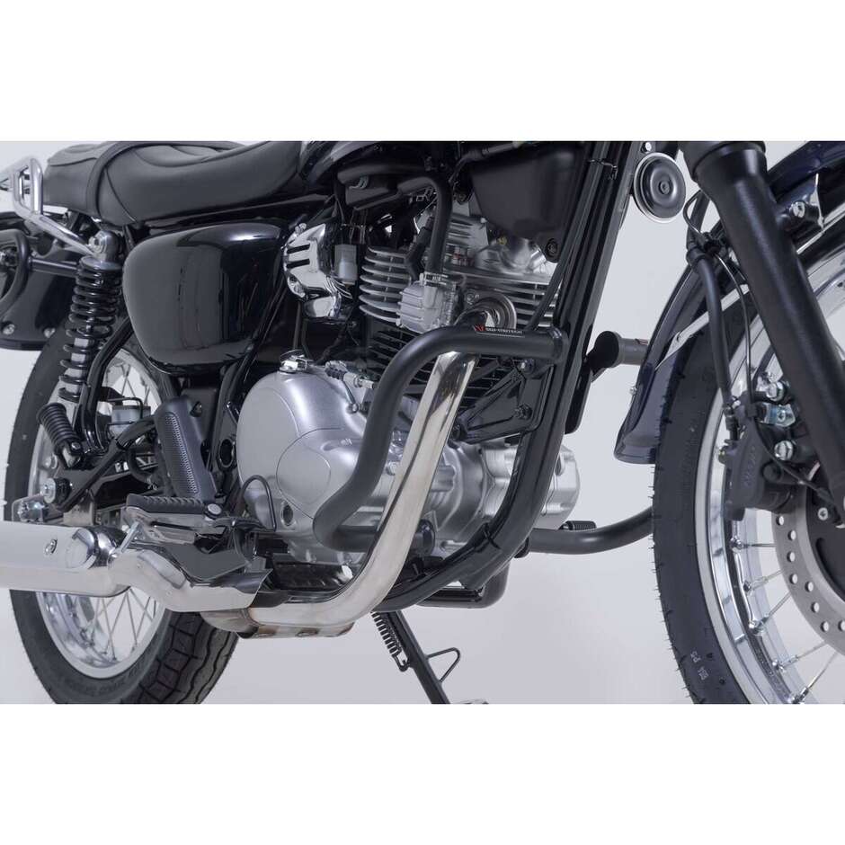 Black Sw-Motech SBL.08.302.10000/B Motorcycle Crash Bars For Kawasaki W230 (24-)