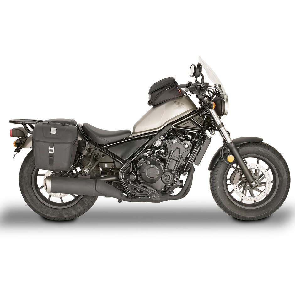 Black tubular engine guard Integrated slider Givi TN1160 For HONDA CMX 500 Rebel (17 > 25)