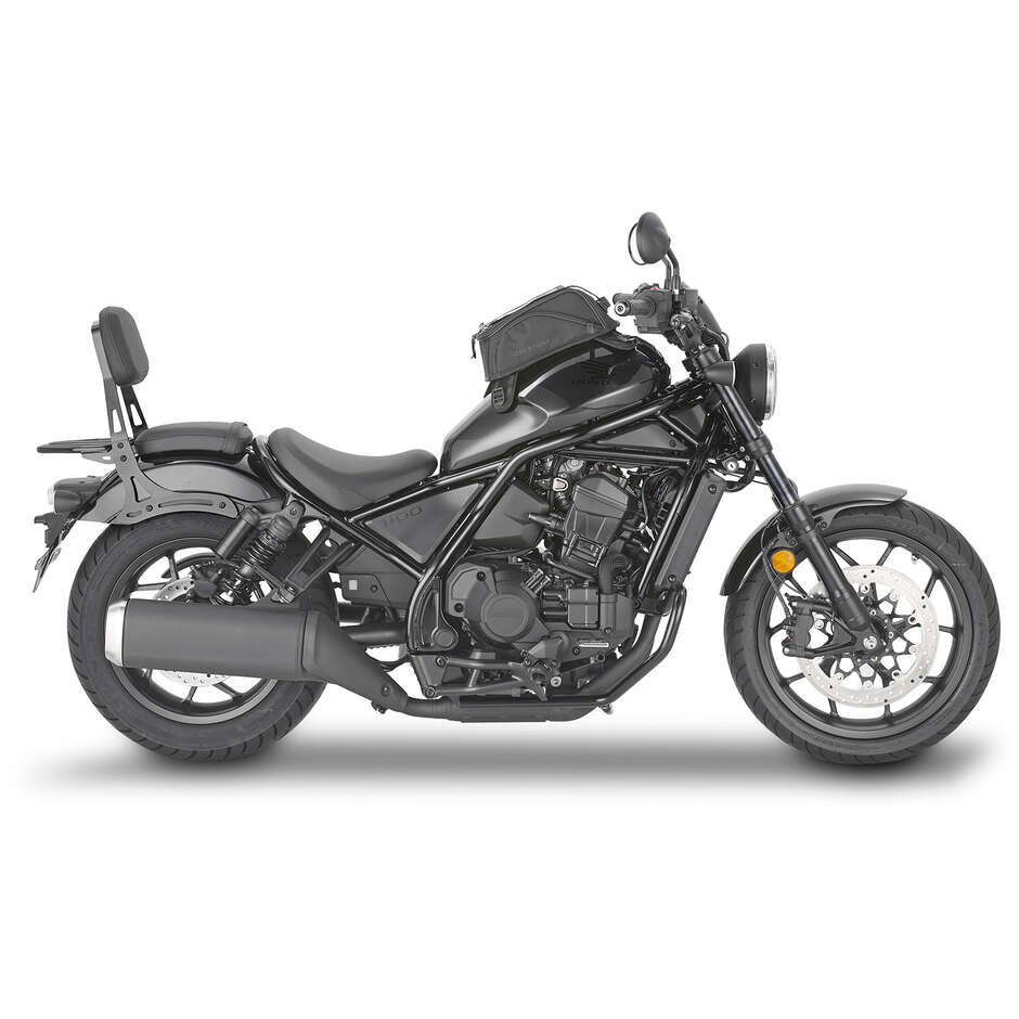 Black tubular engine guard Integrated slider Givi TN1194 For HONDA CMX 1100 Rebel / CMX 1100 T Rebel(21 > 24)