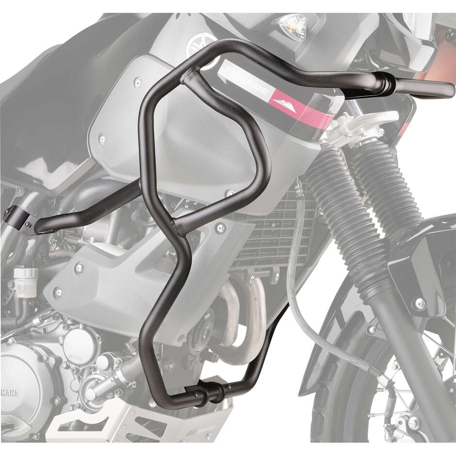 Black tubular engine guard Integrated slider Givi TN2105 For YAMAHA XT 660Z Ténéré (08 > 16)