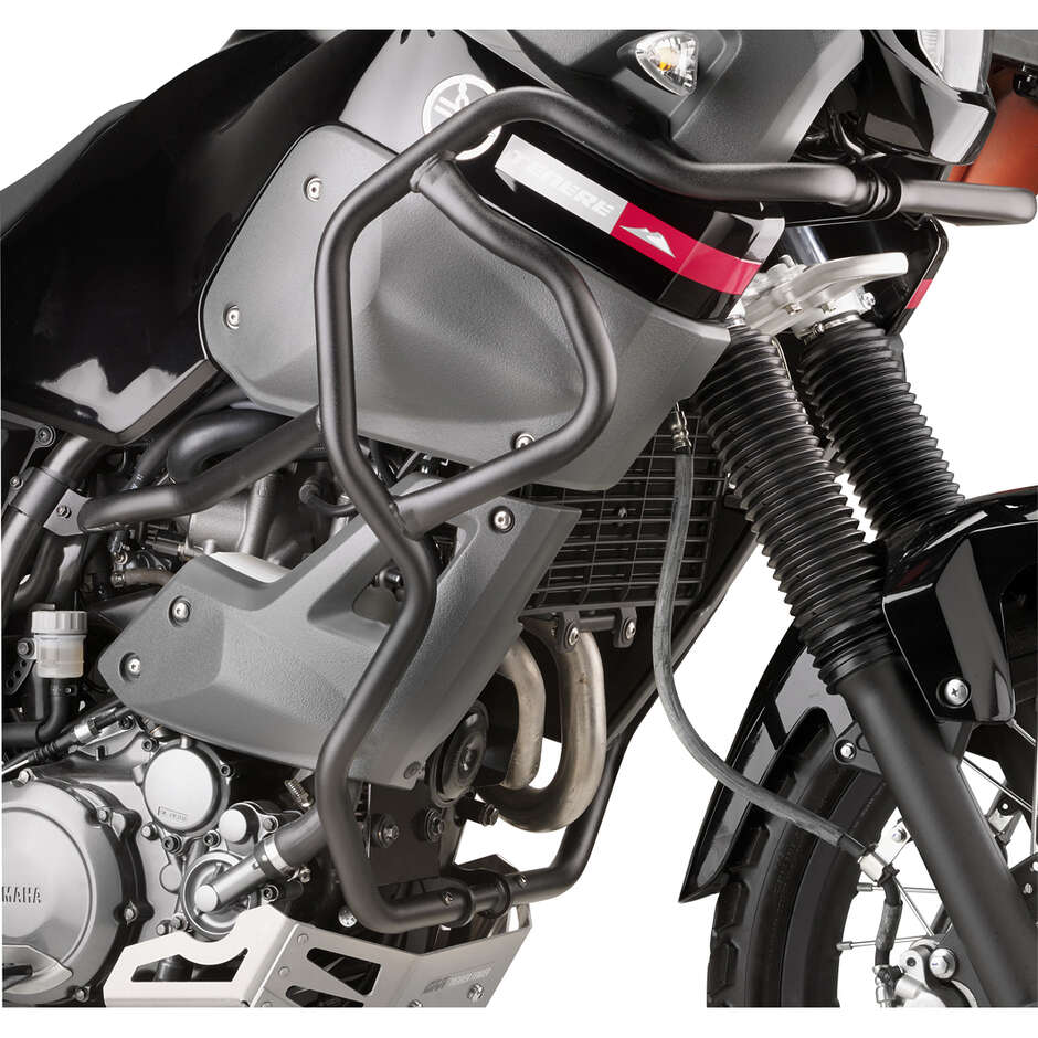 Black tubular engine guard Integrated slider Givi TN2105 For YAMAHA XT 660Z Ténéré (08 > 16)