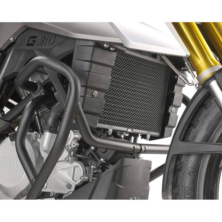 Black tubular engine guard Integrated slider Givi TN5126 For BMW G 310 GS (17 > 24)