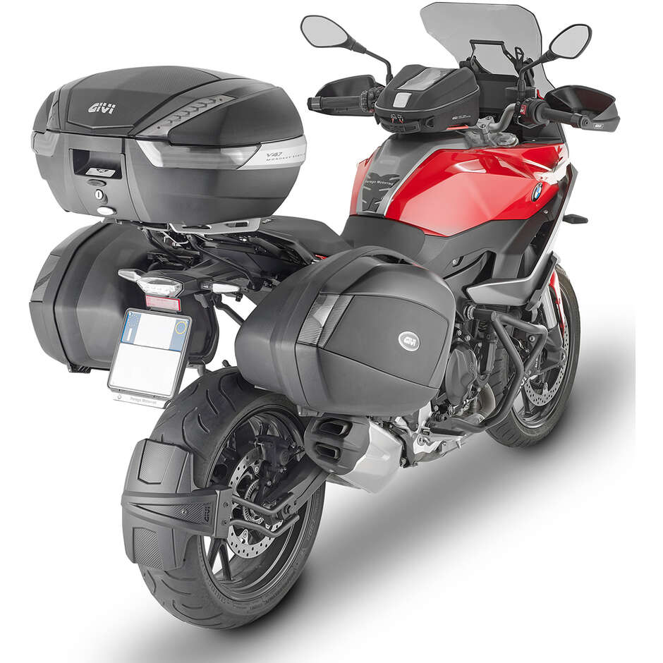 Black tubular engine guard Integrated slider Givi TN5137 For BMW F 900 XR (20 > 24)