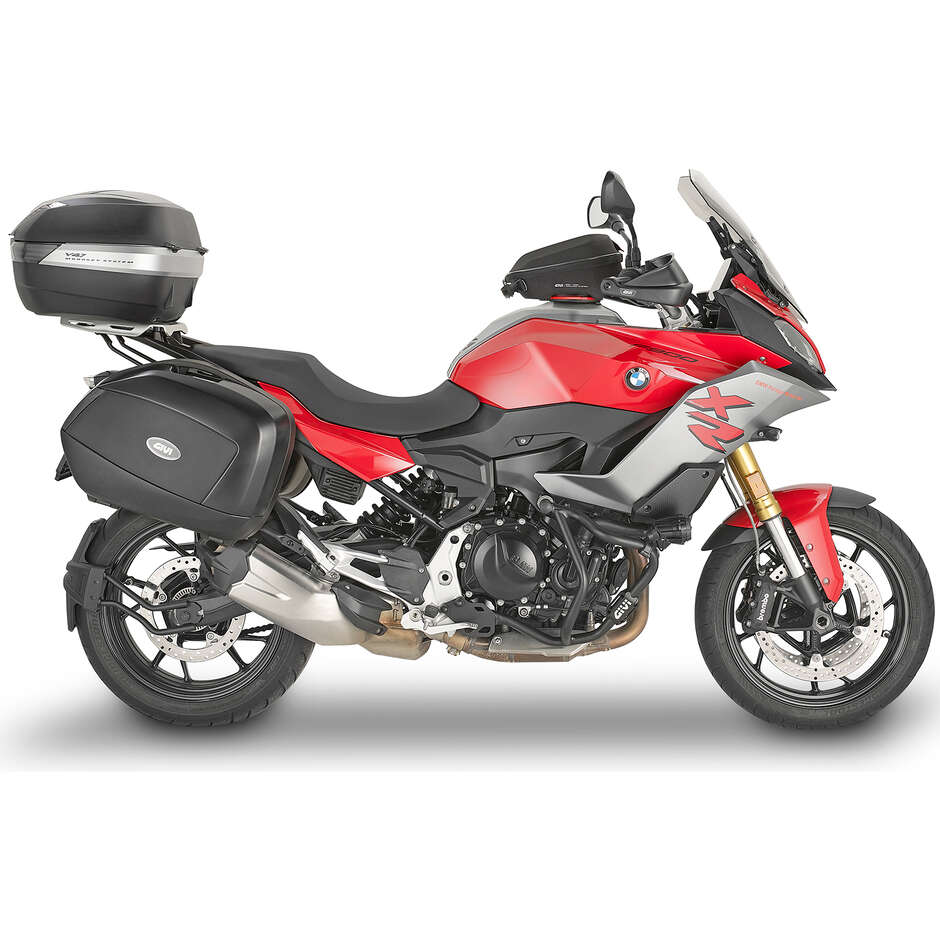 Black tubular engine guard Integrated slider Givi TN5137 For BMW F 900 XR (20 > 24)