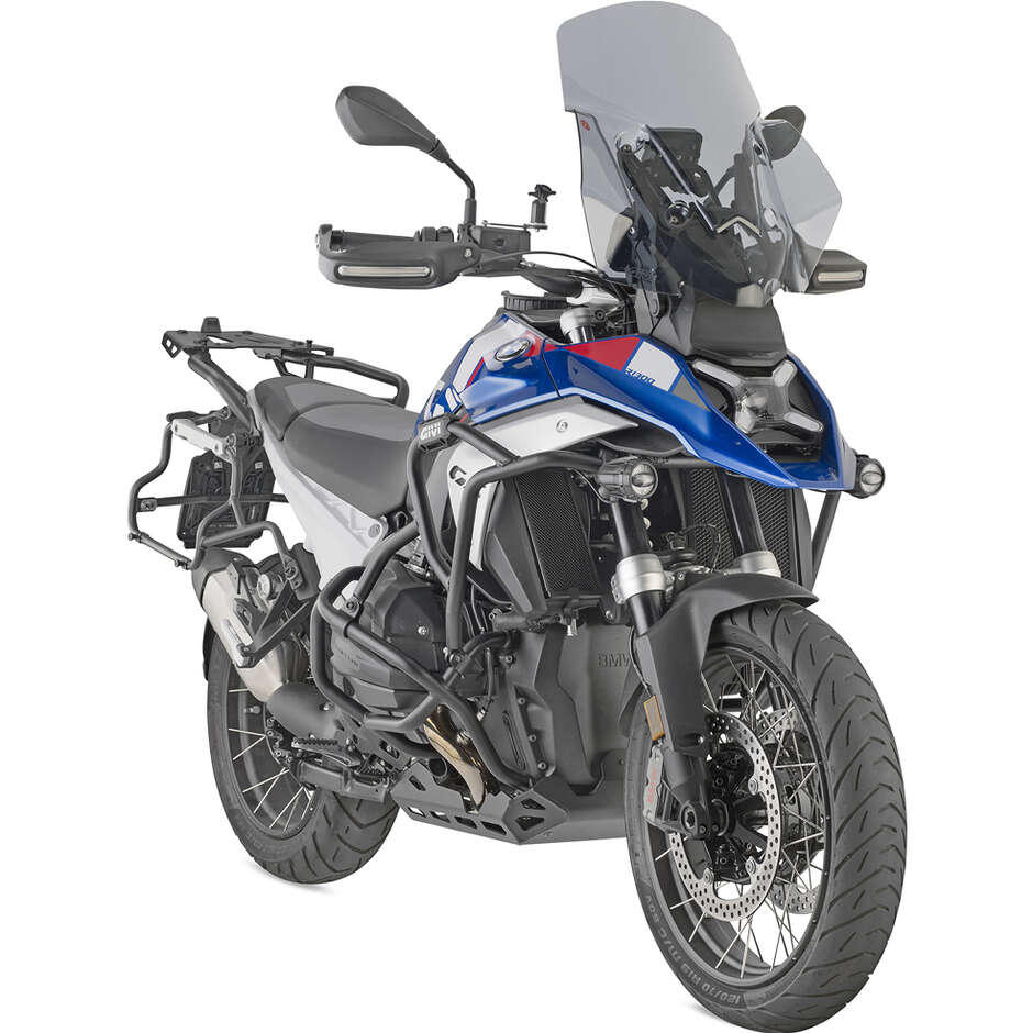 Black tubular engine guard Integrated slider Givi TN5143 For BMW R 1300 GS (24)