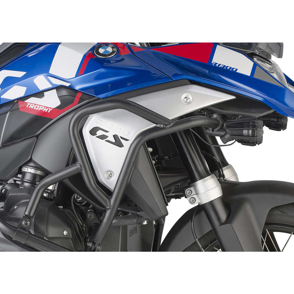Black tubular engine guard Integrated slider Givi TNH5143 For BMW R 1300 GS (24)