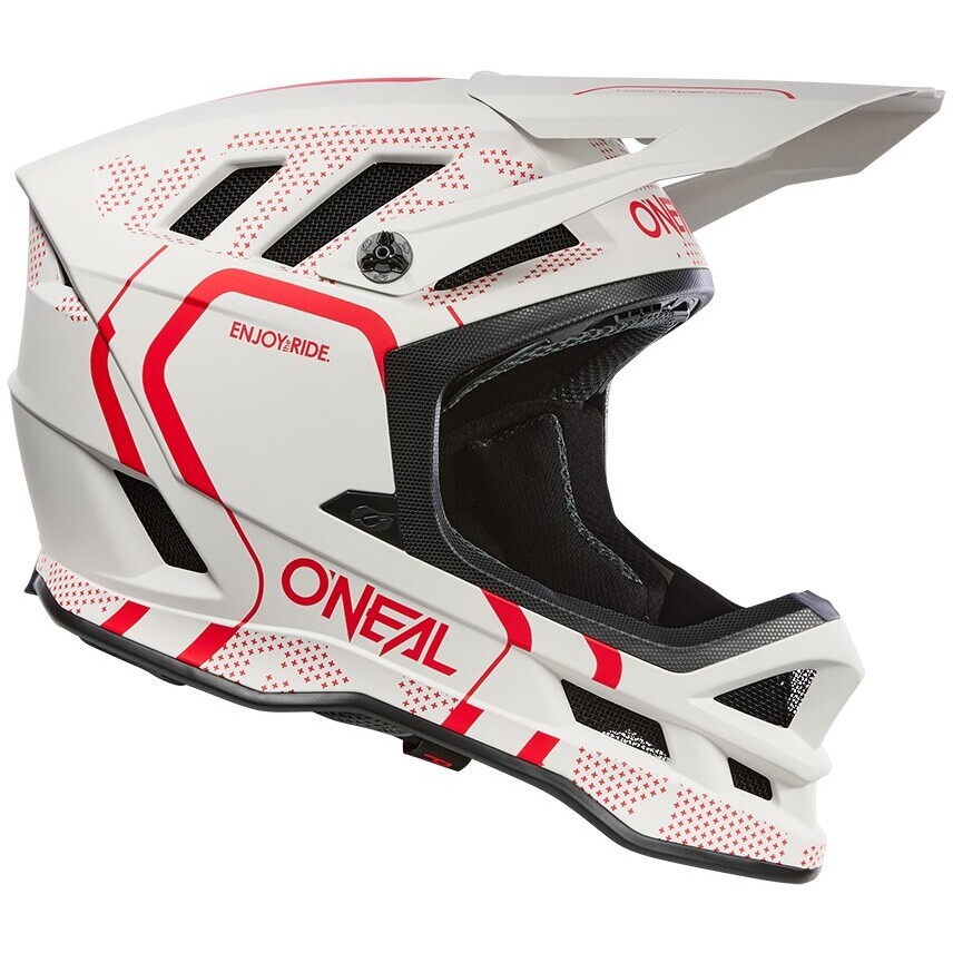 BLADE Casque polyacrylite STRIKE blanc/rouge XS (53/54 cm)