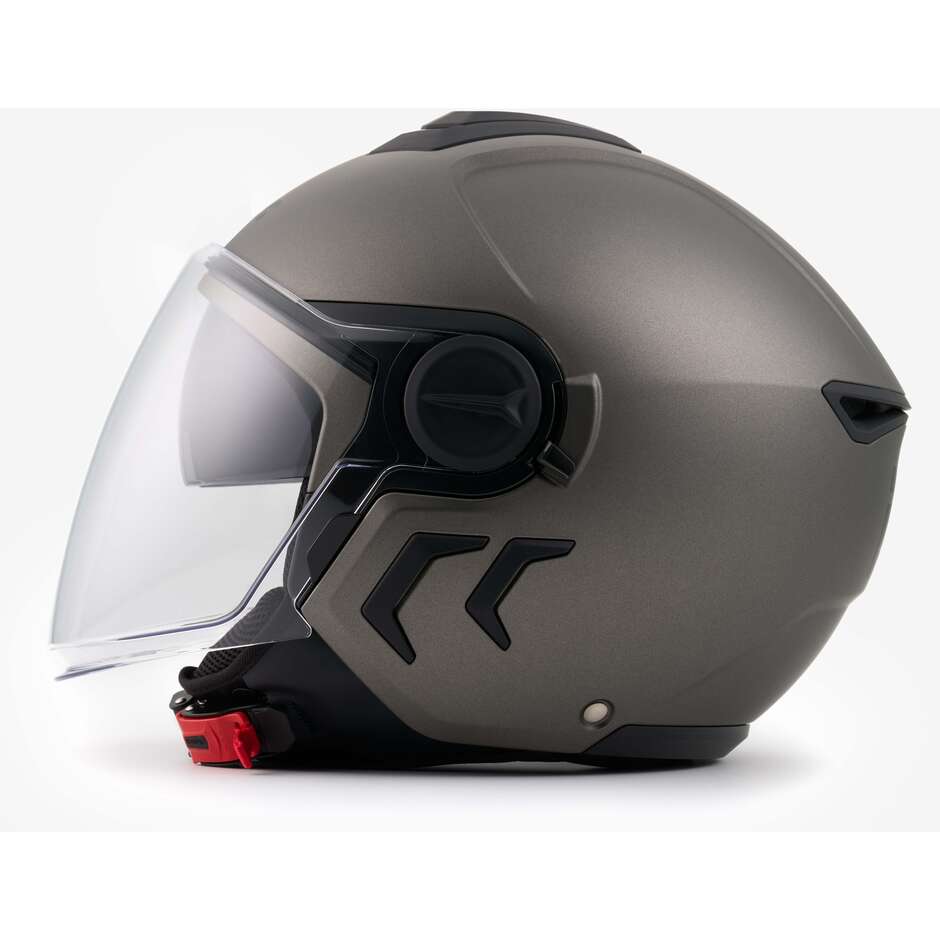 Blauer Jet Motorcycle Helmet Double Visor DJ-01 Mono Anthracite Matt