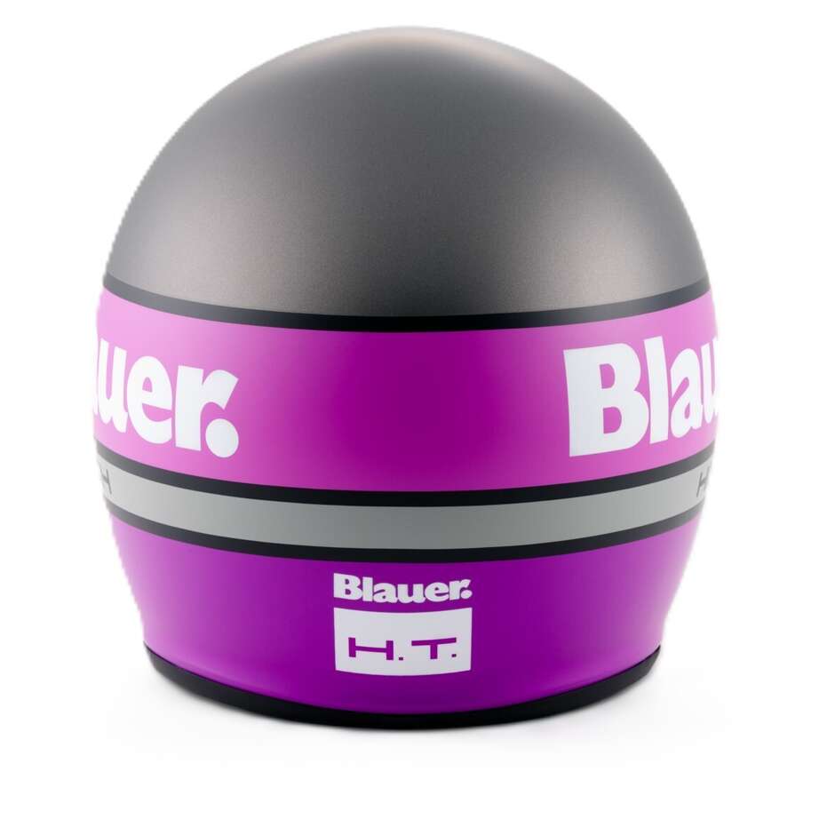 Blauer Pilot 4.0 Jet Motorcycle Helmet, Matt Fuchsia Titanium