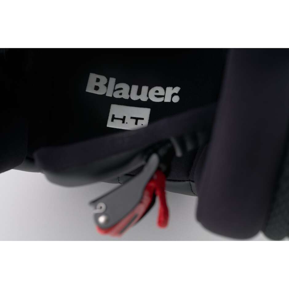 Blauer Pilot 4.0 Jet Motorradhelm, Glänzendes Titan-Türkis