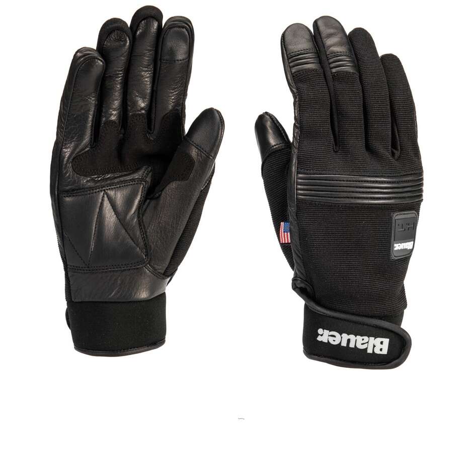 Blauer Summer Motorcycle Gloves In Black Urban Fabric