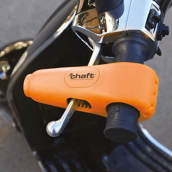 Antifurto Blocca Leva Freno in Metallo ROSSO per moto