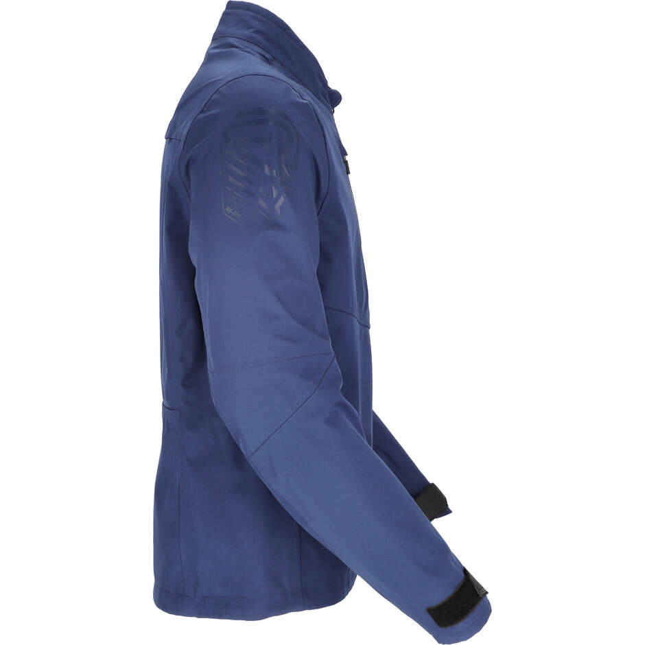 Blouson de moto ACERBIS X-DURO WATERPROOF 2.0 bleu foncé