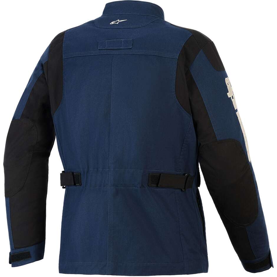 Blouson de moto Alpinestars DICE bleu foncé noir