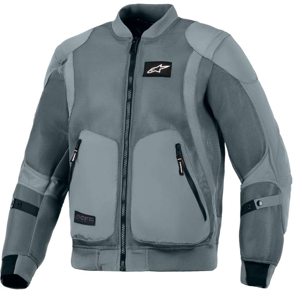 Blouson de moto Alpinestars FLIGHT AIR Gris orage