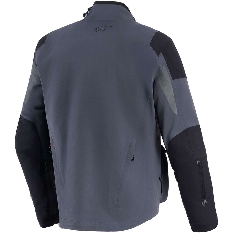 Blouson de moto Alpinestars MAXDURA DRYSTAR XF LAMINATED ARMORED SHELL Gris foncé Noir