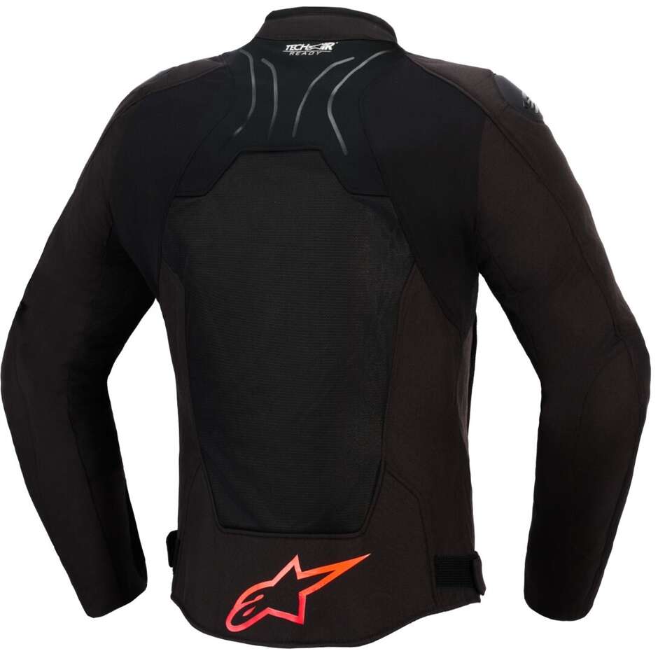 Blouson de moto Alpinestars SMX AIR Noir Rouge vif Blanc