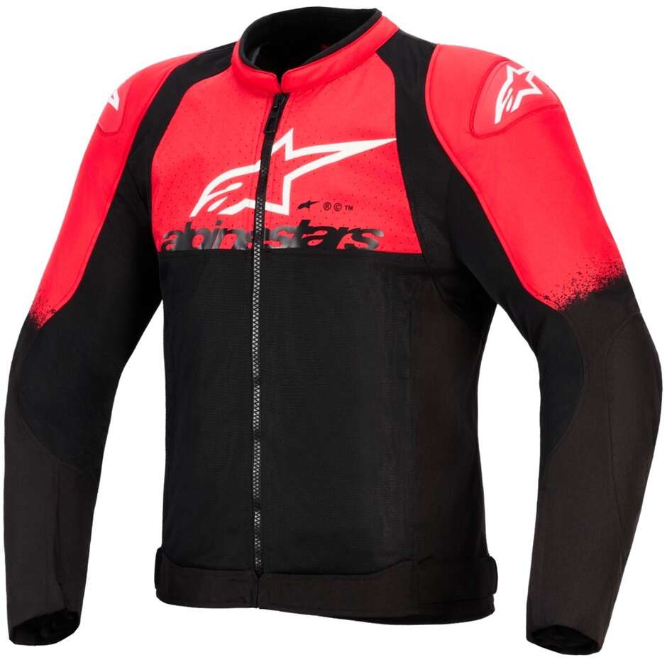 Blouson de moto Alpinestars SMX AIR Rouge vif Noir