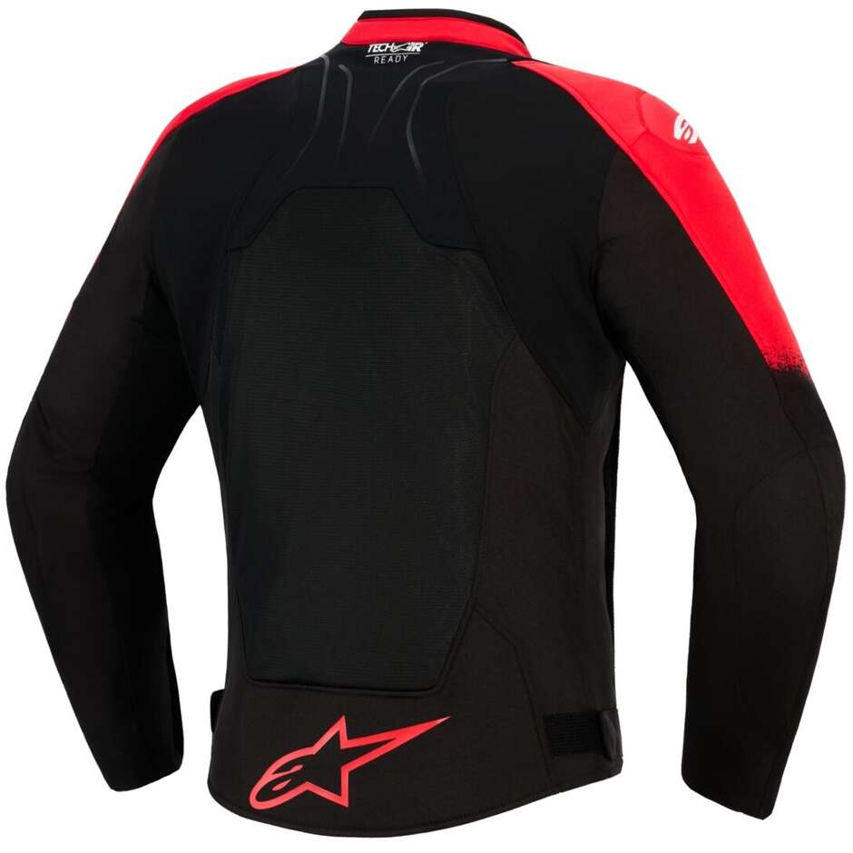 Blouson de moto Alpinestars SMX AIR Rouge vif Noir