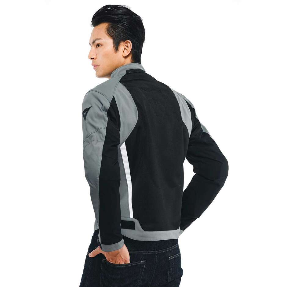 Blouson de moto Dainese HYDRAFLUX 2 AIR D-DRY # Noir Gris anthracite