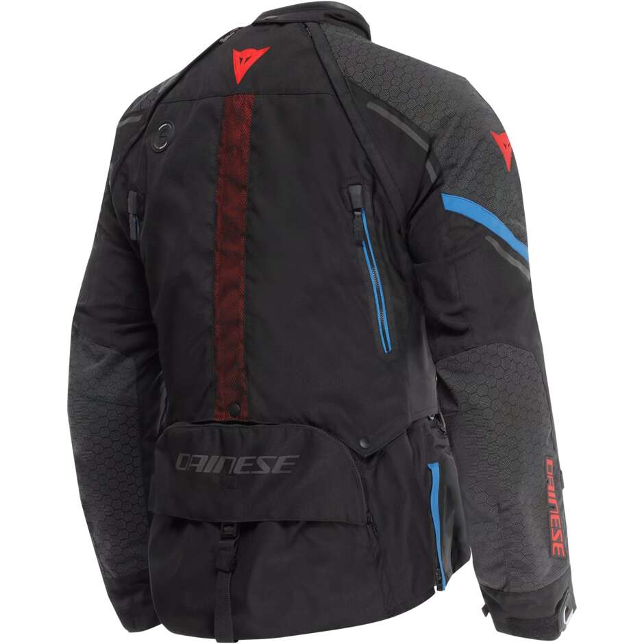 Blouson de moto Dainese SUPER ADVENTURE ABSOLUTESHELL # Noir Noir Bleu