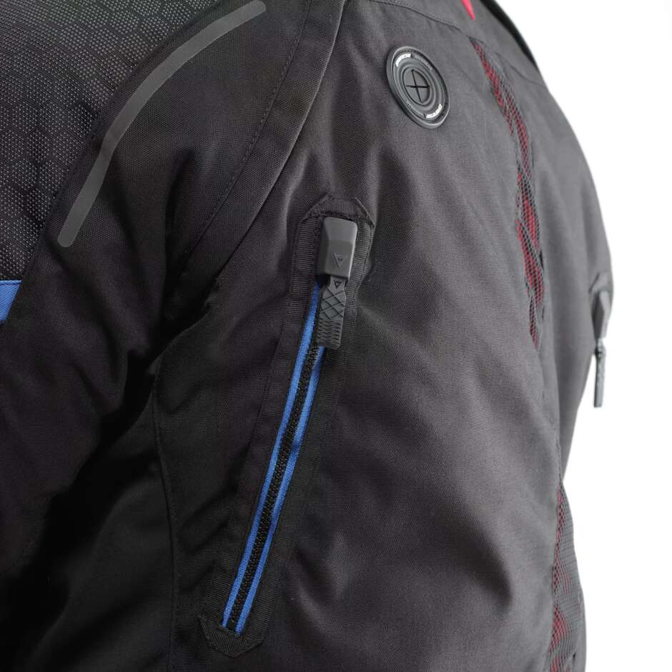 Blouson de moto Dainese SUPER ADVENTURE ABSOLUTESHELL # Noir Noir Bleu