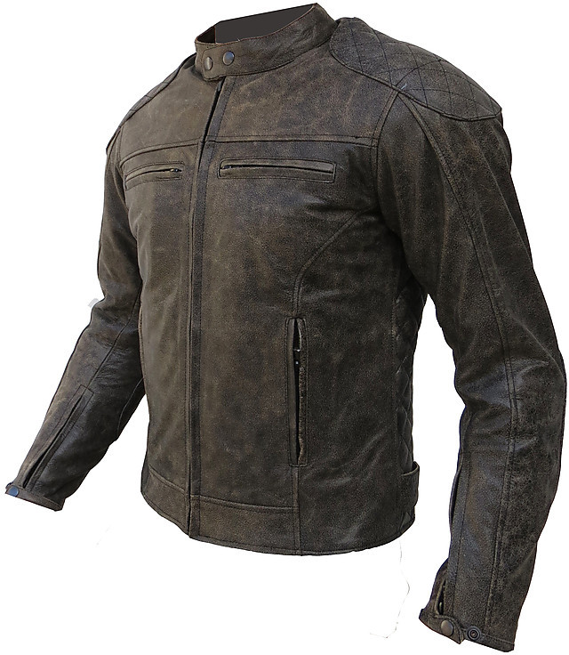 Blouson moto cuir vieilli Clearance