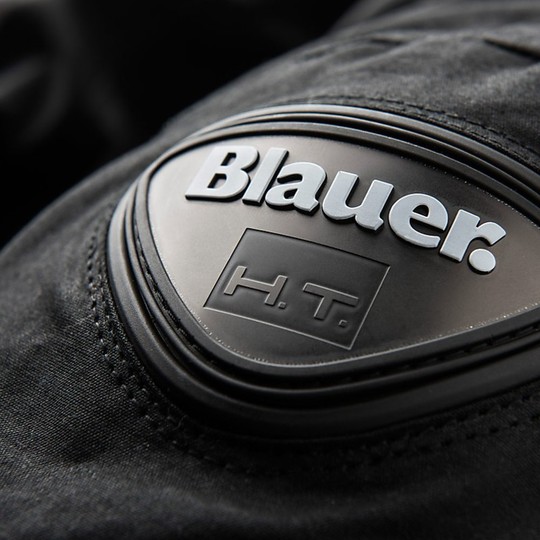 Blouson de moto en tissu indirect Blauer Tissu noir