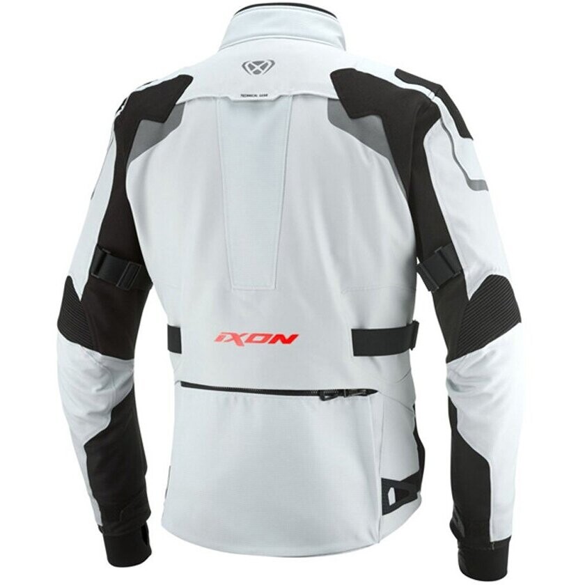 Blouson de moto Ixon ODIN Gris clair Noir