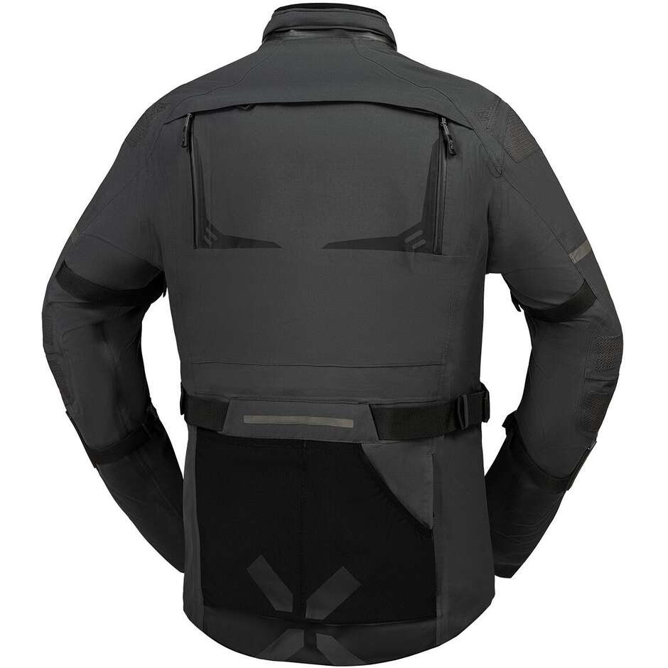 Blouson de moto laminé iXS Tourster-GTX 1.0 Gris foncé