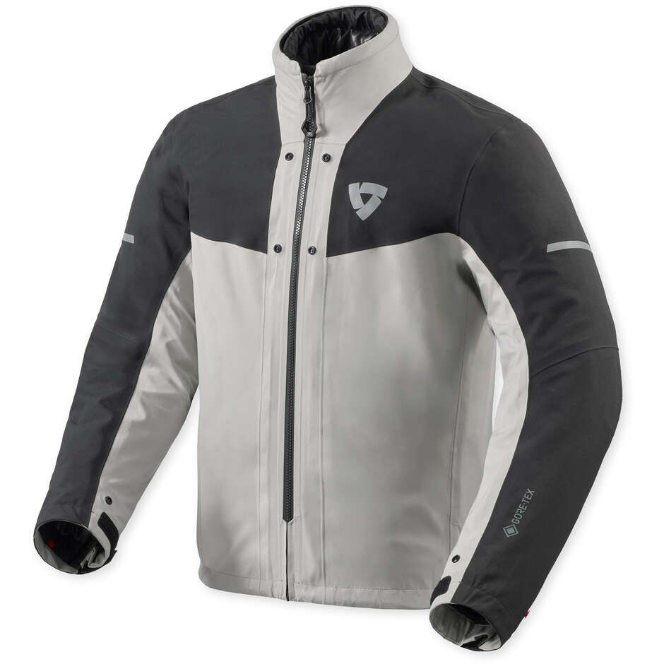 Blouson de moto REV'IT Defender 4 GTX Noir Jaune Ocre