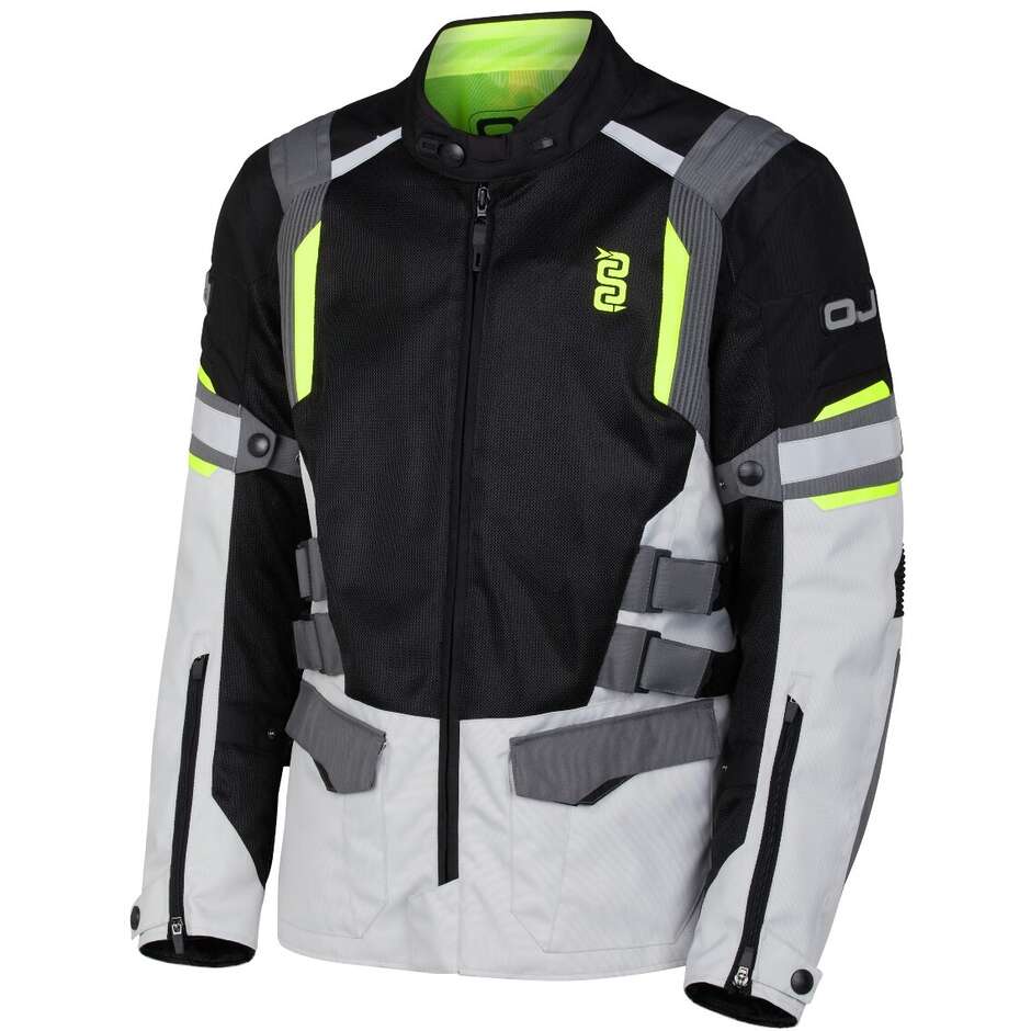 Blouson Moto 2 Couches OJ REVENGE J Gris Noir