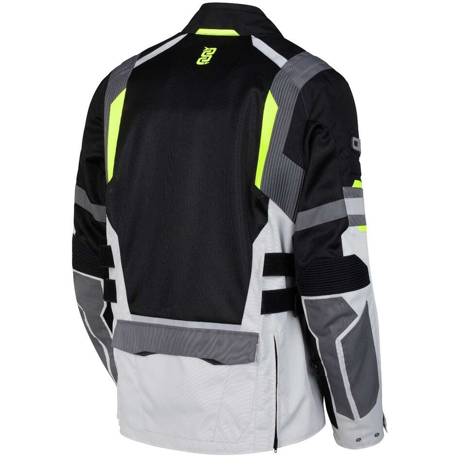 Blouson Moto 2 Couches OJ REVENGE J Gris Noir