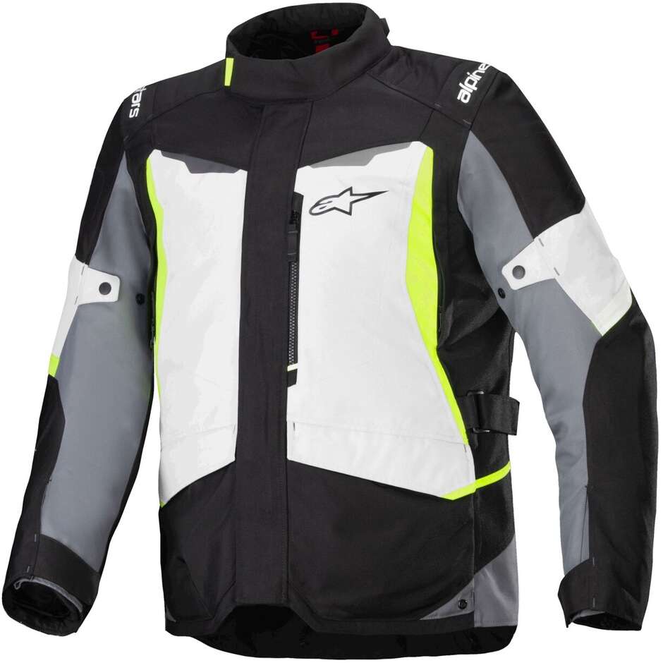 Blouson Moto Alpinestars ST-1 WATERPROOF Ice Fabric Gris Noir Jaune Fluo