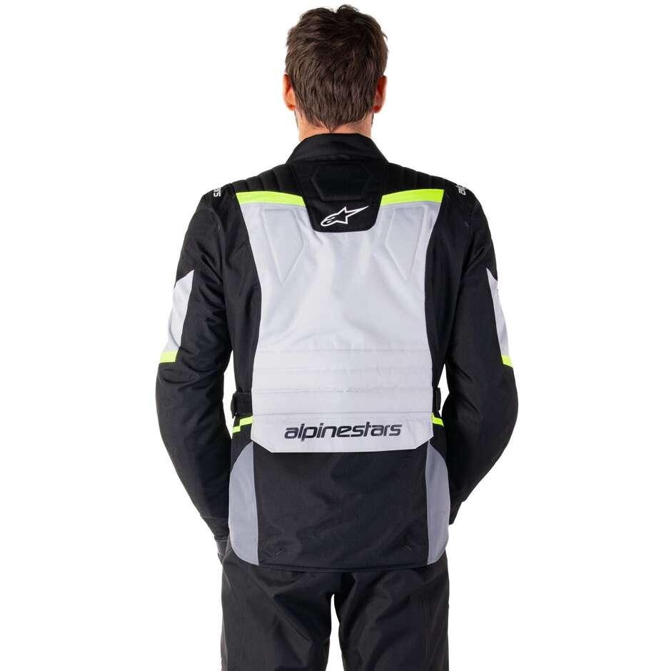 Blouson Moto Alpinestars ST-1 WATERPROOF Ice Fabric Gris Noir Jaune Fluo
