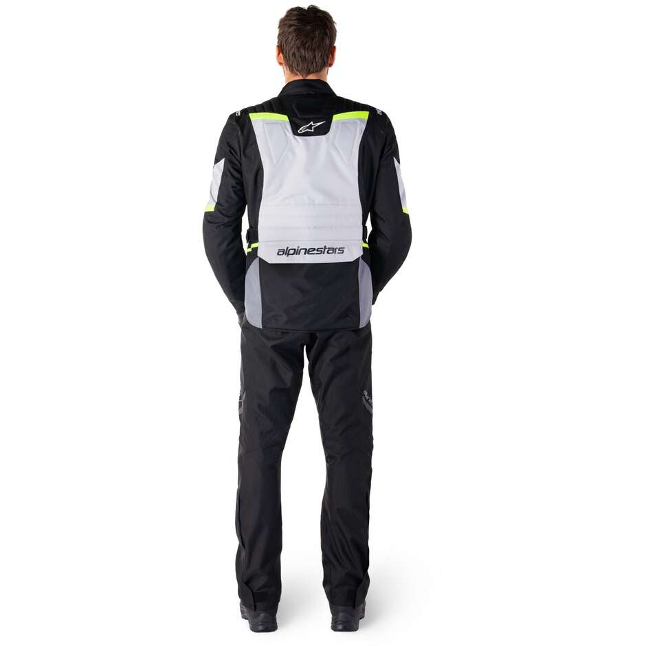 Blouson Moto Alpinestars ST-1 WATERPROOF Ice Fabric Gris Noir Jaune Fluo
