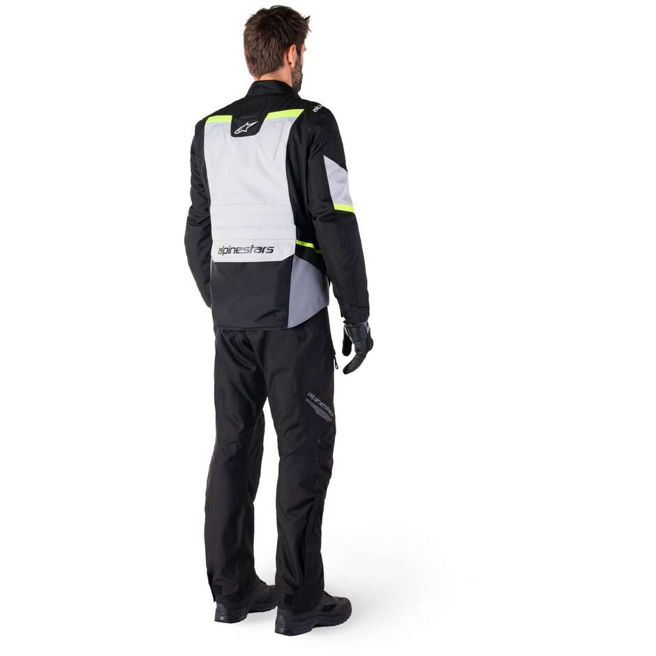 Blouson Moto Alpinestars ST-1 WATERPROOF Ice Fabric Gris Noir Jaune Fluo