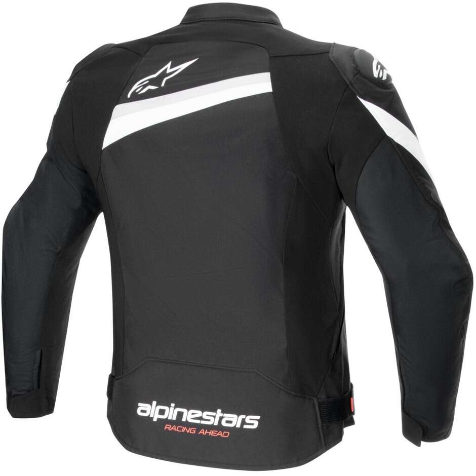 Blouson Moto Alpinestars T-GP PLUS R V4 Noir Blanc