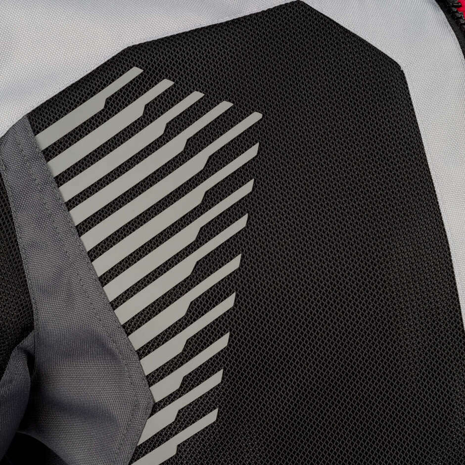 Blouson moto Bering BAKUNDU Gris Noir Rouge
