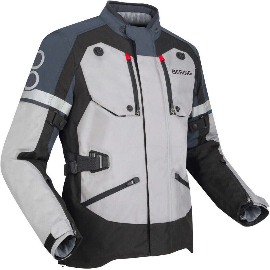 Blouson moto Bering HALIFAX gris anthracite