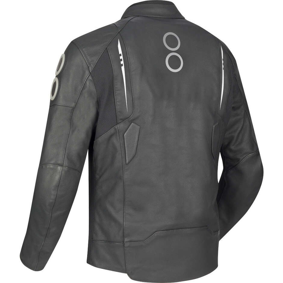 Blouson moto Bering RADIAL noir et blanc
