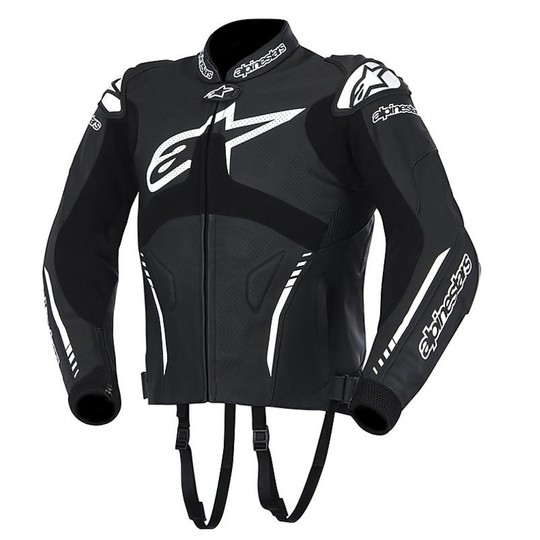 Blouson moto cuir Alpinestars ATEM LEATHER JACKET Noir
