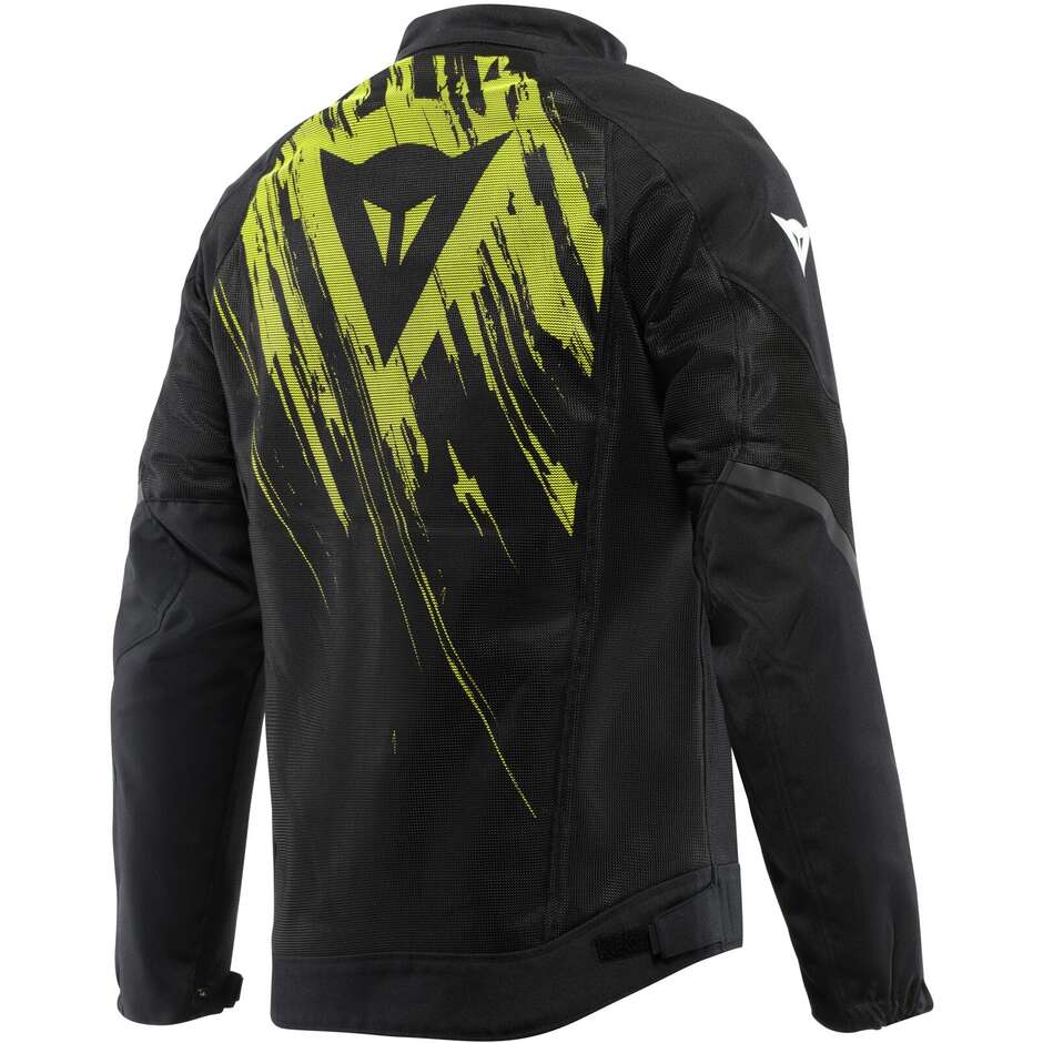 Blouson Moto Dainese HEROSPHERE Asphalt Noir Fluo Jaune