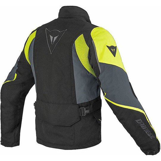 Blouson Moto Dainese Ice Evo Gore-Tex Noir / Anthracite / Jaune