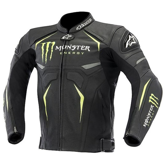 Blouson moto en cuir Alpinestars MONSTER HELLOUND Blouson cuir perforé