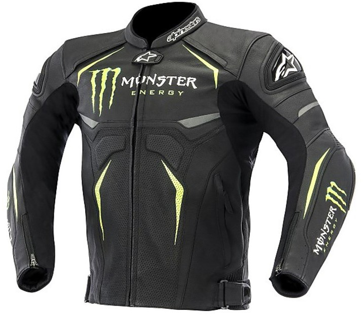 Blouson moto en cuir Alpinestars MONSTER HELLOUND Blouson cuir