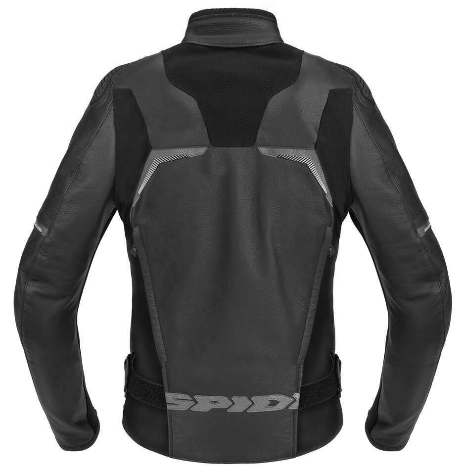 Blouson moto en cuir pour femme Spidi EVORIDER 3 LADY Noir