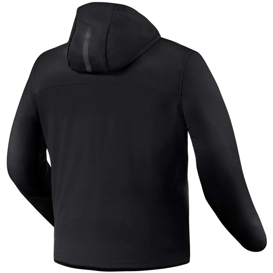 Blouson moto en tissu à capuche Rev'it ANDON Noir