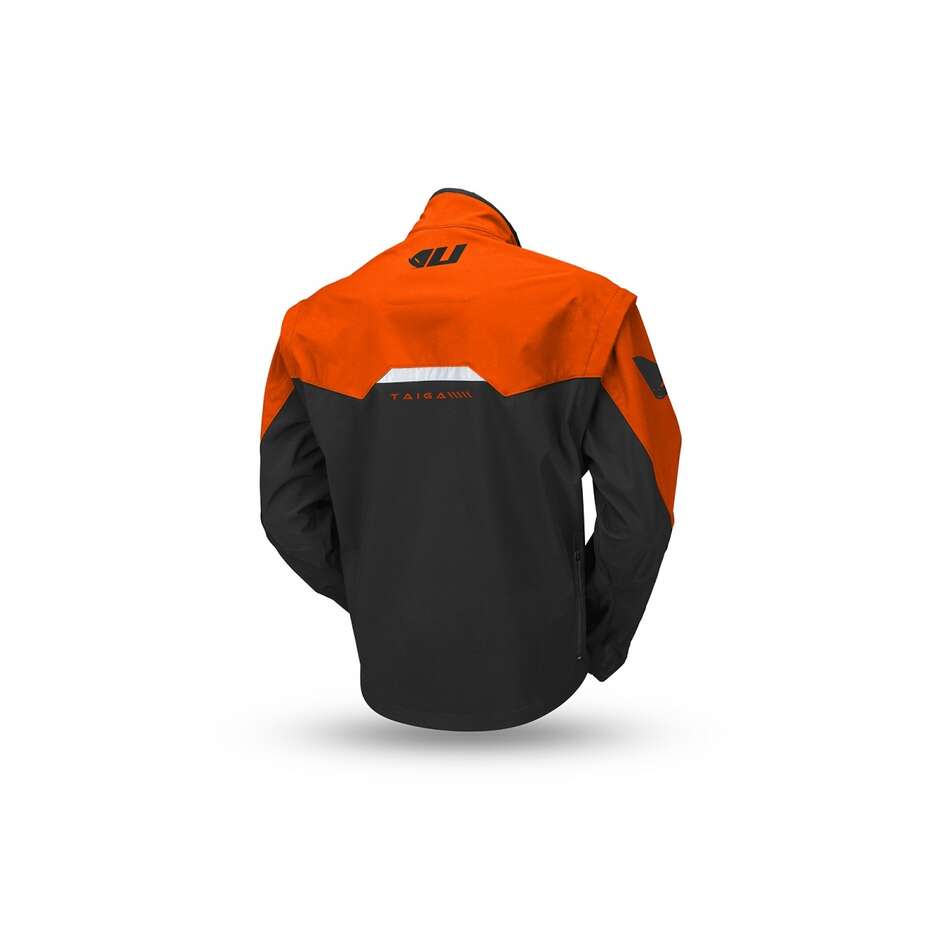 Blouson Moto Enduro Ufo TAIGA Noir Orange