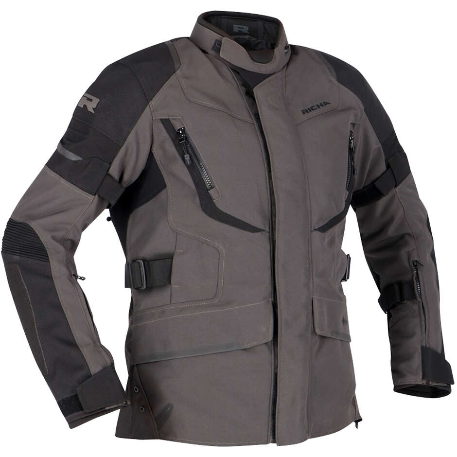 Texpeed Veste Moto Femme Homologué - Manteau Blouson En Cordura Textile Imperméable Pour Femme Avec Armure De Moto CE (EN 1621-1) Violette - L